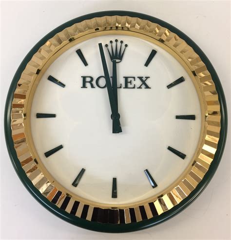 wandklok rolex|Rolex clocks for sale.